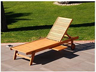 Recensioni di lettino prendisole legno