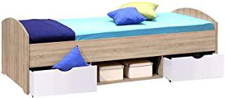 Recensioni di letto singolo con cassetti sotto
