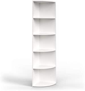 Recensioni di scaffale angolare bianco