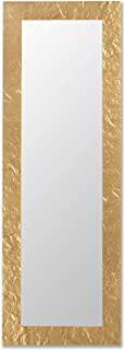 Recensioni di specchio con cornice dorata