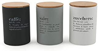 Recensioni di barattoli sale zucchero caffè