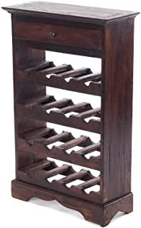 Recensioni di portabottiglie in legno rustico