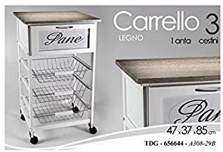 Recensioni di carrello portavivande shabby